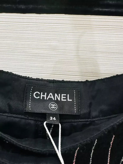 Chanel striped tweed shorts