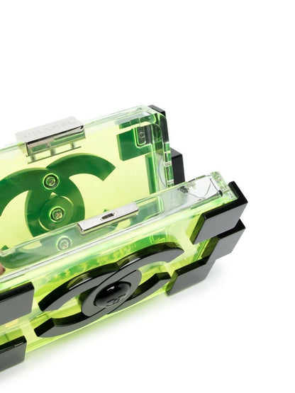 Chanel Yellow Lucite Lego Clutch, 2012