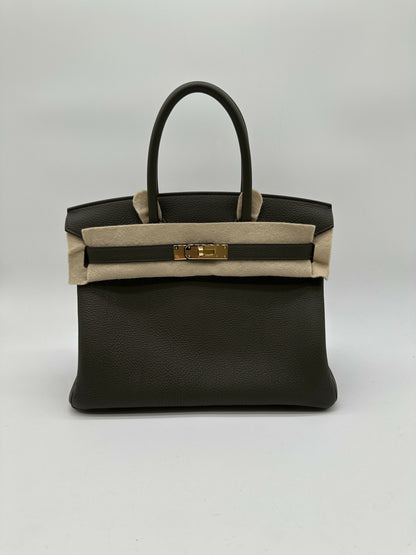 Hermès Birkin 30 Eucalyptus Togo GHW stamp B