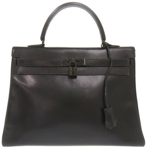 Hermès Kelly 35 So Black Box Calf Black 2010