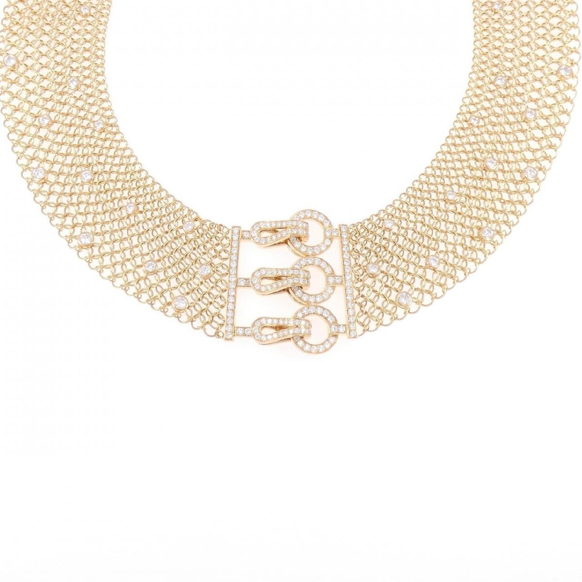 Rare Cartier Diamond Gold chain Necklace