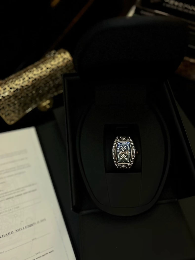 Richard Mille RM 07-01 Misty Night, ladies watch in 18K rose gold AU750