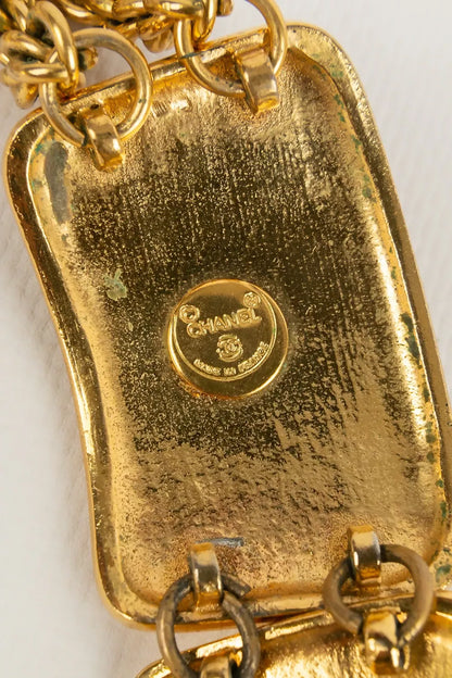 Chanel Engraved Collar Necklace, Late 1980s