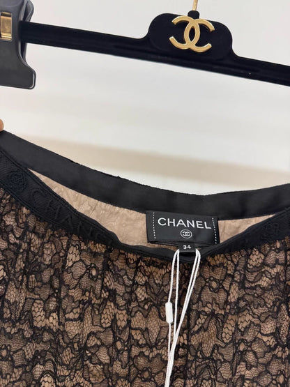 Chanel 25B lace skirt/evening dress