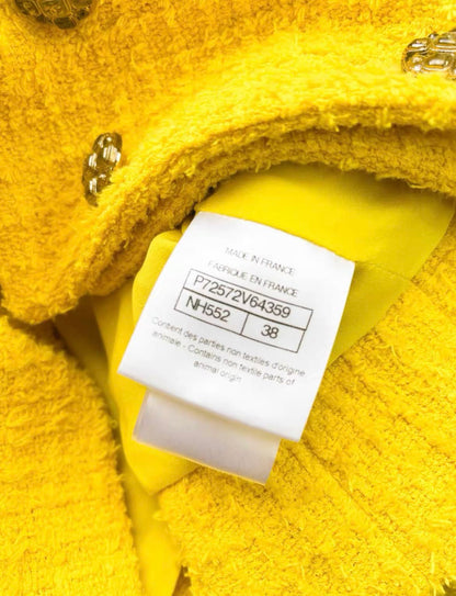 Chanel 22S yellow short jacket