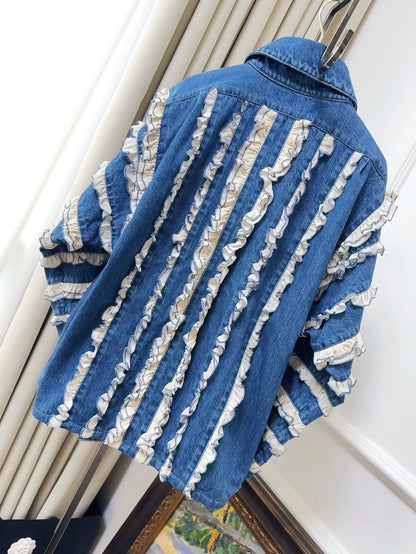 Chanel 20S blue denim jacket