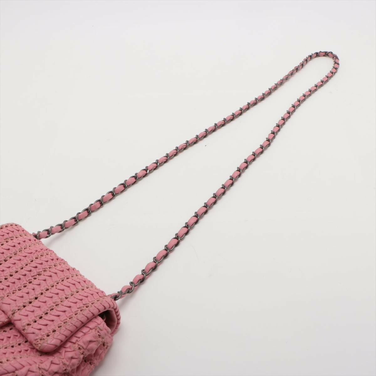 Chanel Pink Paris Seoul Mini Crochet Lambskin Flap Bag – Wararni.com