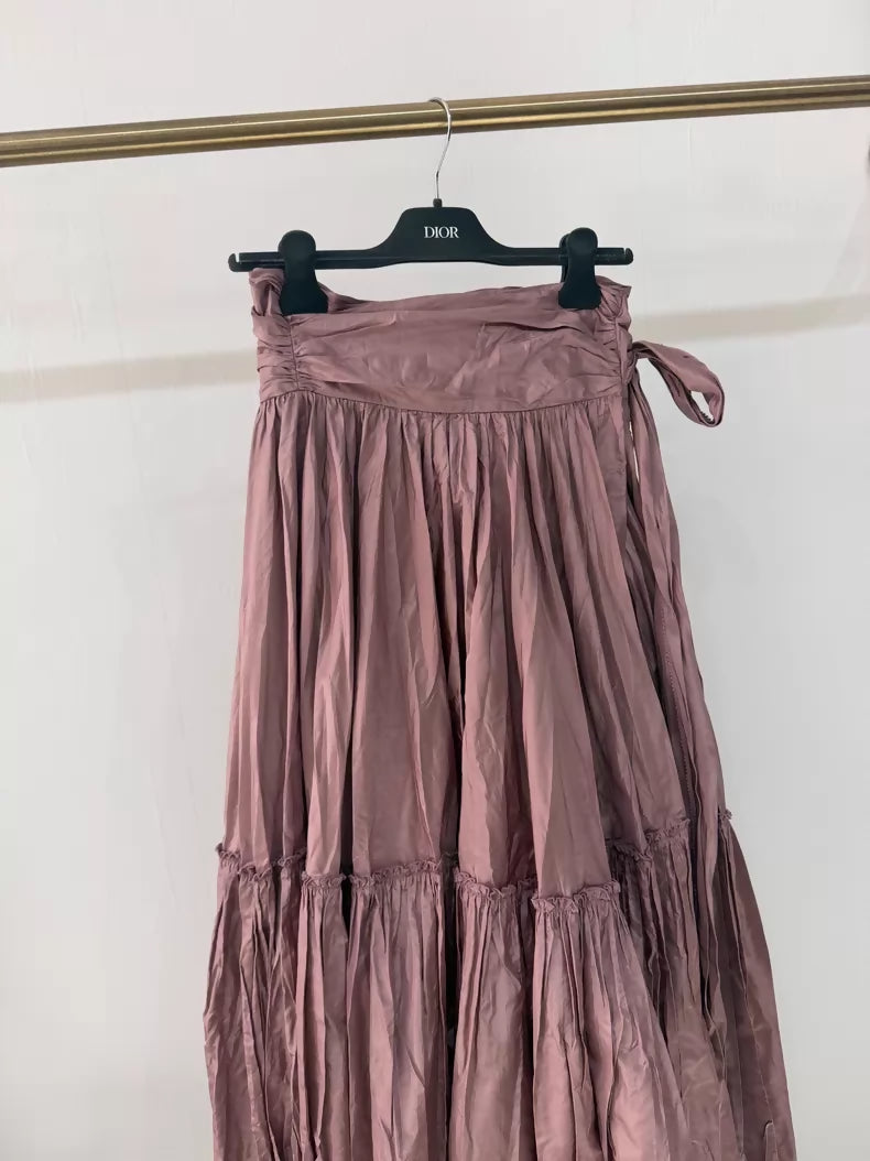 Dior satin skirt