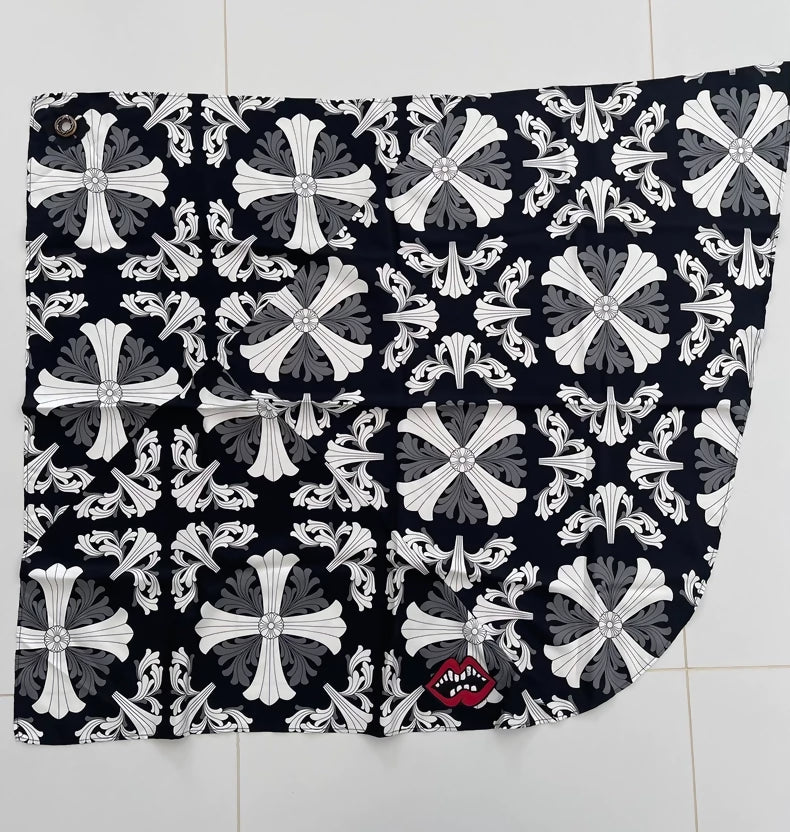 Chrome Hearts beach scarf skirt