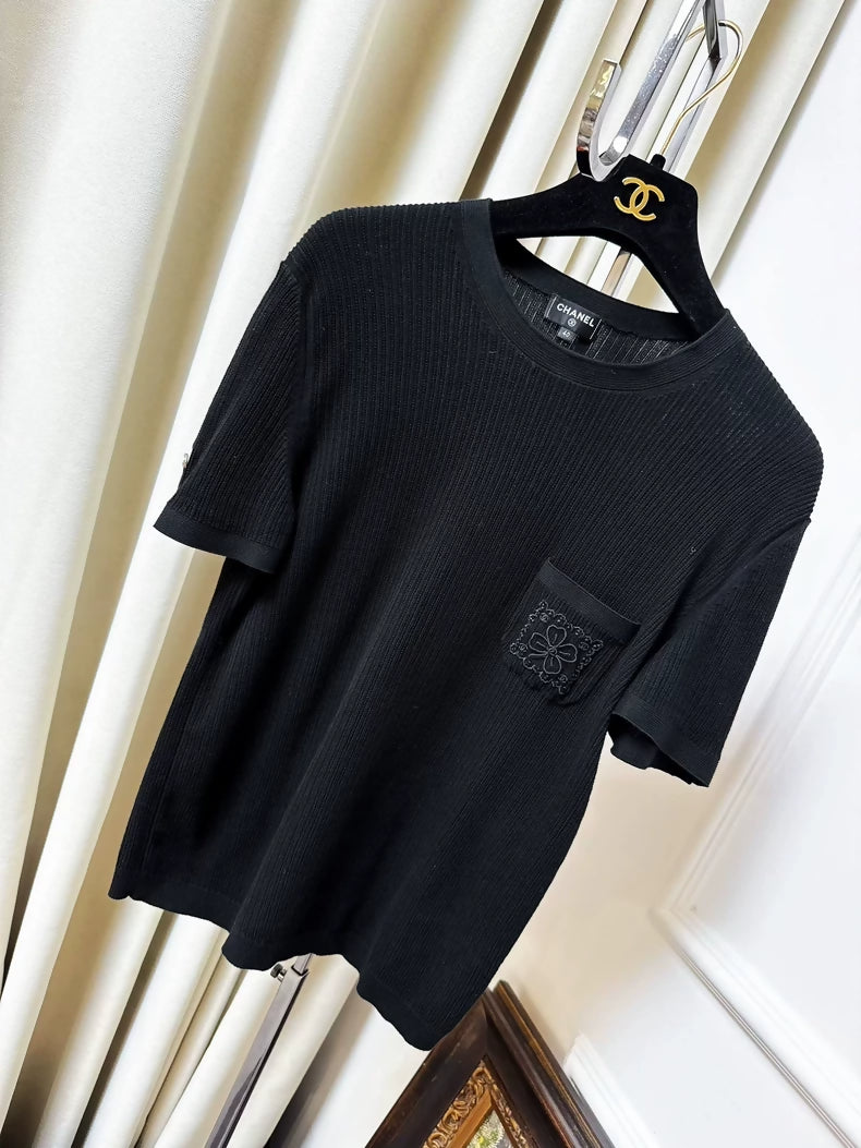 Chanel 24P black top