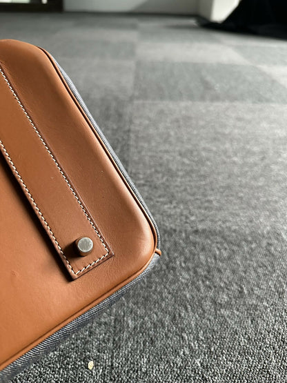 Hermes Birkin shoulder denim