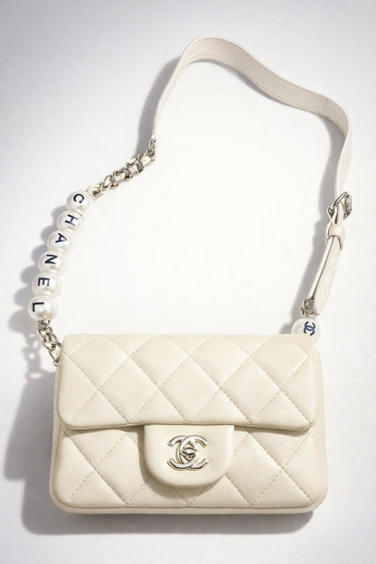 Chanel 2019 My Precious Pearls Lambskin Mini Waist Belt Bag