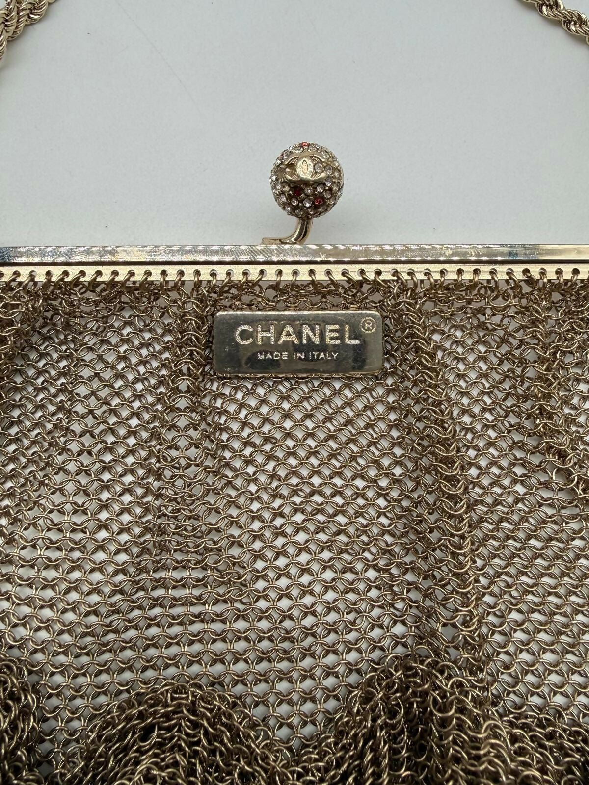 Chanel Metal Mesh Star Minaudière