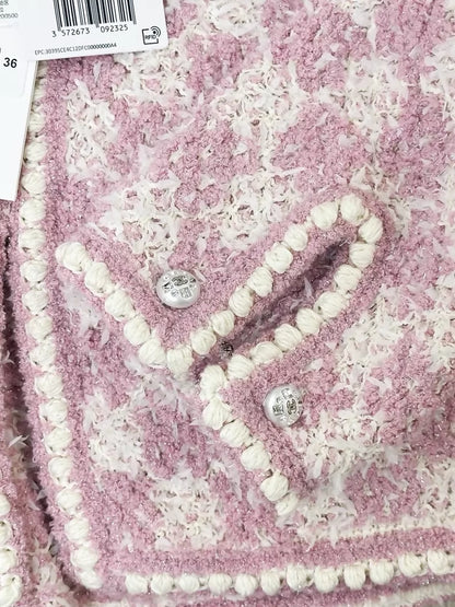 Chanel 23S pink cardigan