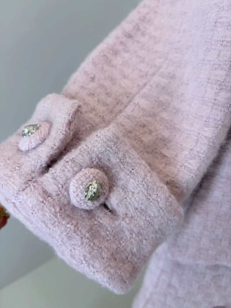 Chanel 24k Pink Tweed Jacket