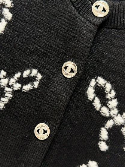 Chanel 24P Black cardigan