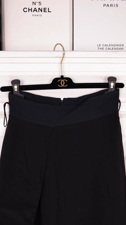 Dior Black Wool Skirt