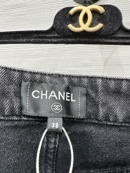 Chanel 25k black jeans