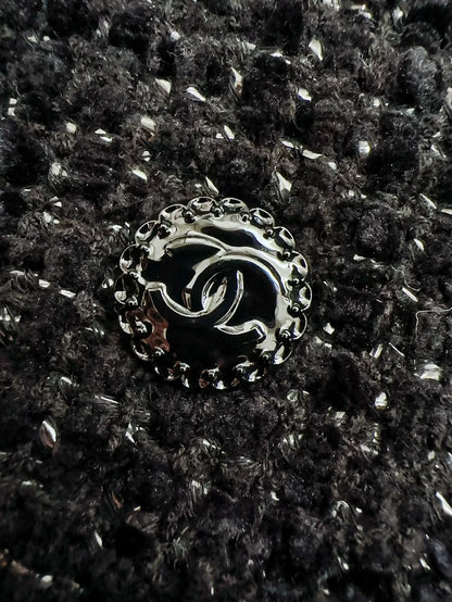 Chanel 22B Black Tweed Jacket