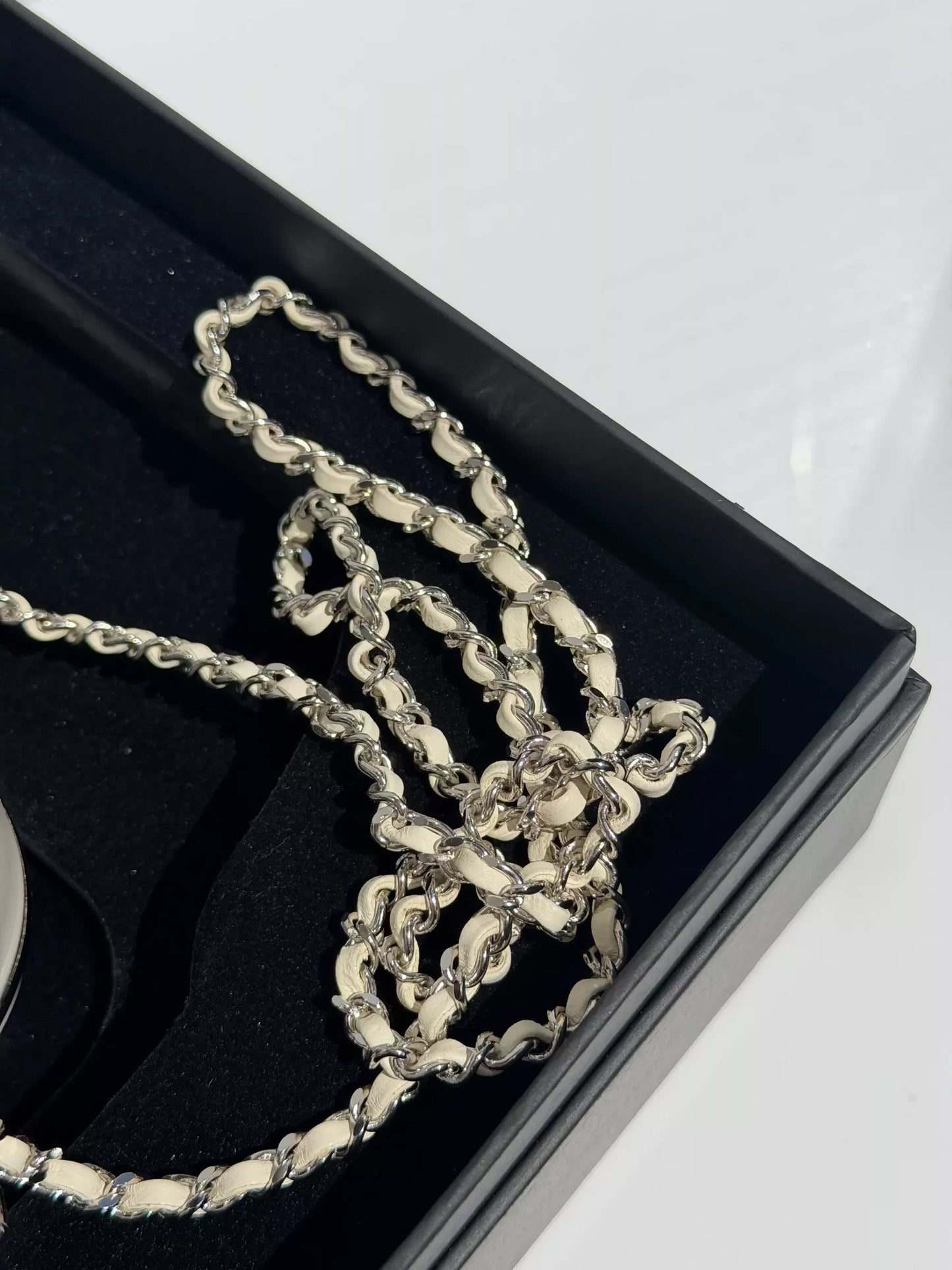 Chanel Ski Gondola Minaudière – White Swarovski Crystal | Silver Hardware | 2019