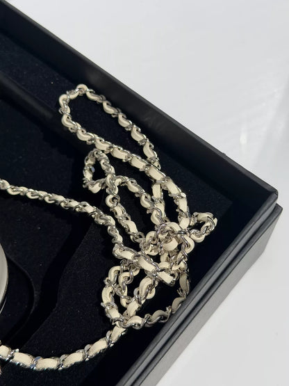 Chanel Ski Gondola Minaudière – White Swarovski Crystal | Silver Hardware | 2019