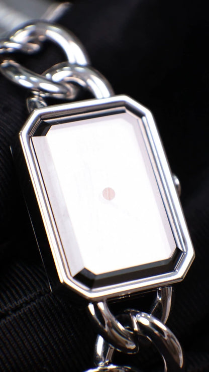 Chanel Premiere H3280 Black Silver Watch