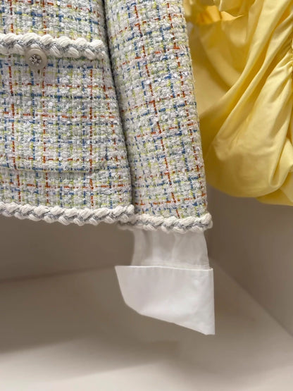 Chanel 25C white jacket