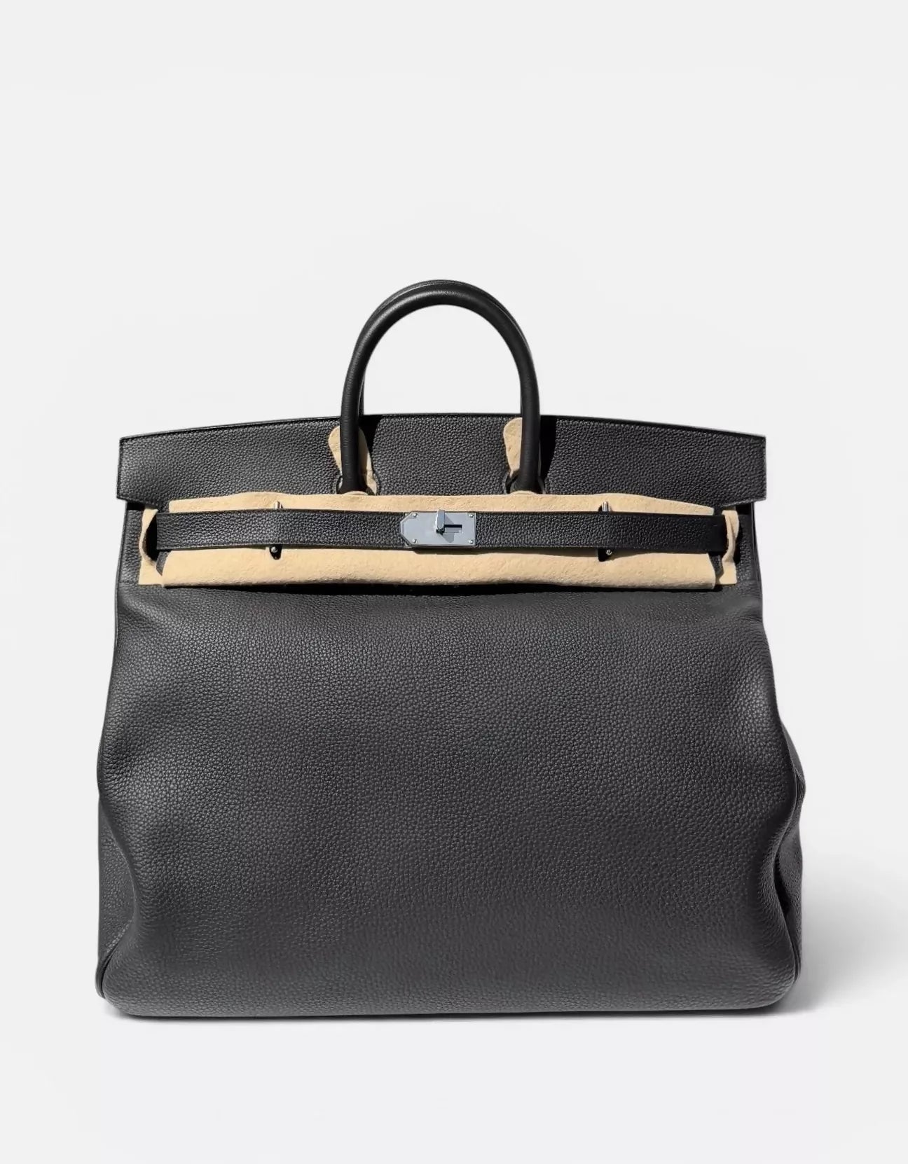 Hermès HAC 50 Black Togo Palladium Hardware — 2023 Stamp U