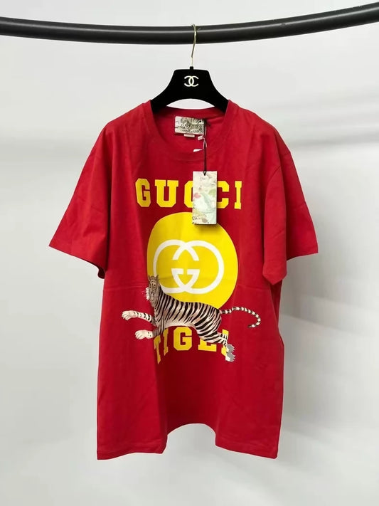 Gucci Year of the Tiger red printed T-shirt