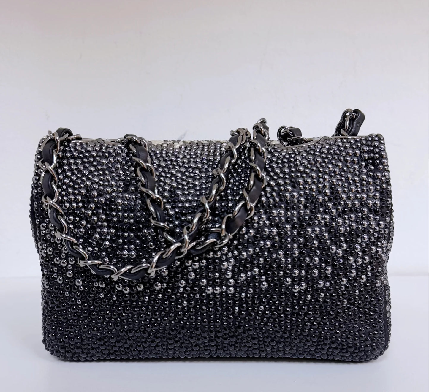 Chanel Pearls & Beads Mini Classic Single Flap Bag
