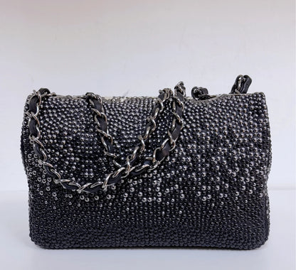Chanel Pearls & Beads Mini Classic Single Flap Bag