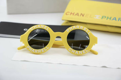 Chanel 2019 CC Pharrell Yellow Sunglasses