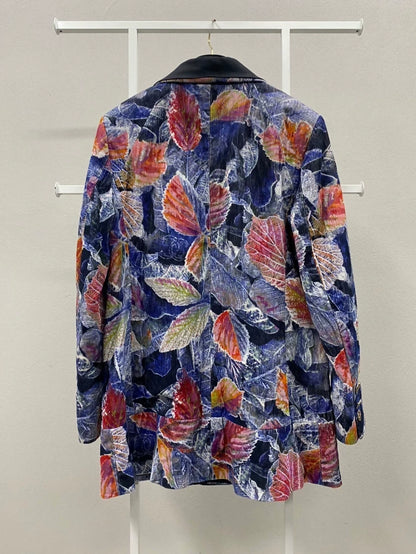 Chanel 18K purple-blue lapel jacket