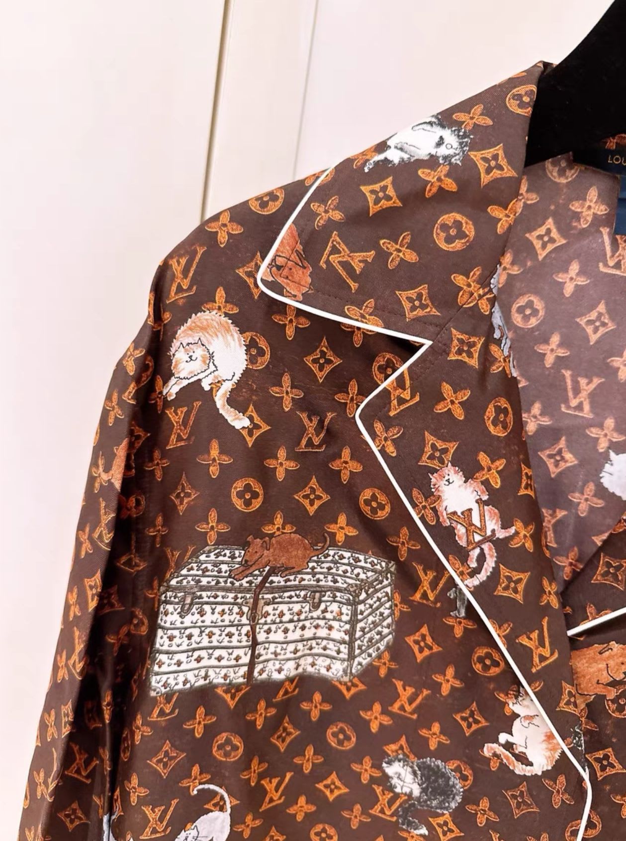 Louis Vuitton limited edition graffiti pajama shirt