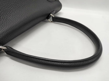 Hermes Vintage Kelly shoulder black Fringe