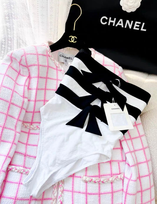 CHANEL Chanel 24s Swimsuit size 34FR - Small Swimsuit - Vintage fashion from Wararni