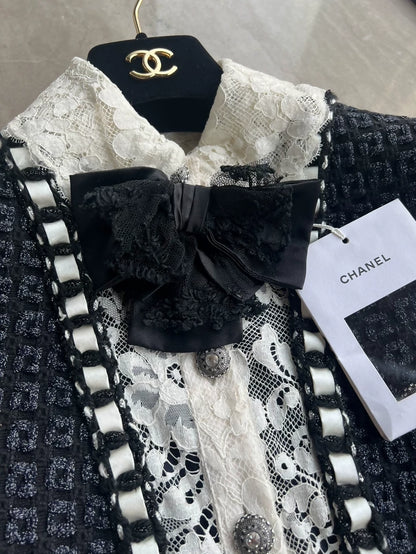 Chanel 16A black & white dress