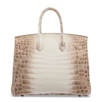 Hermes Birkin 35 Himalaya Crocodile Leather Palladium Hardware