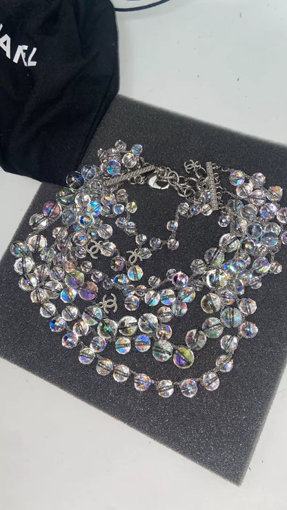 Chanel 18s Multi-Layer Colorful Bubble Choker