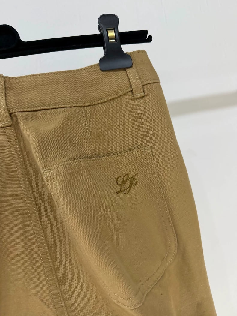 Loro Piana linen flared casual pants