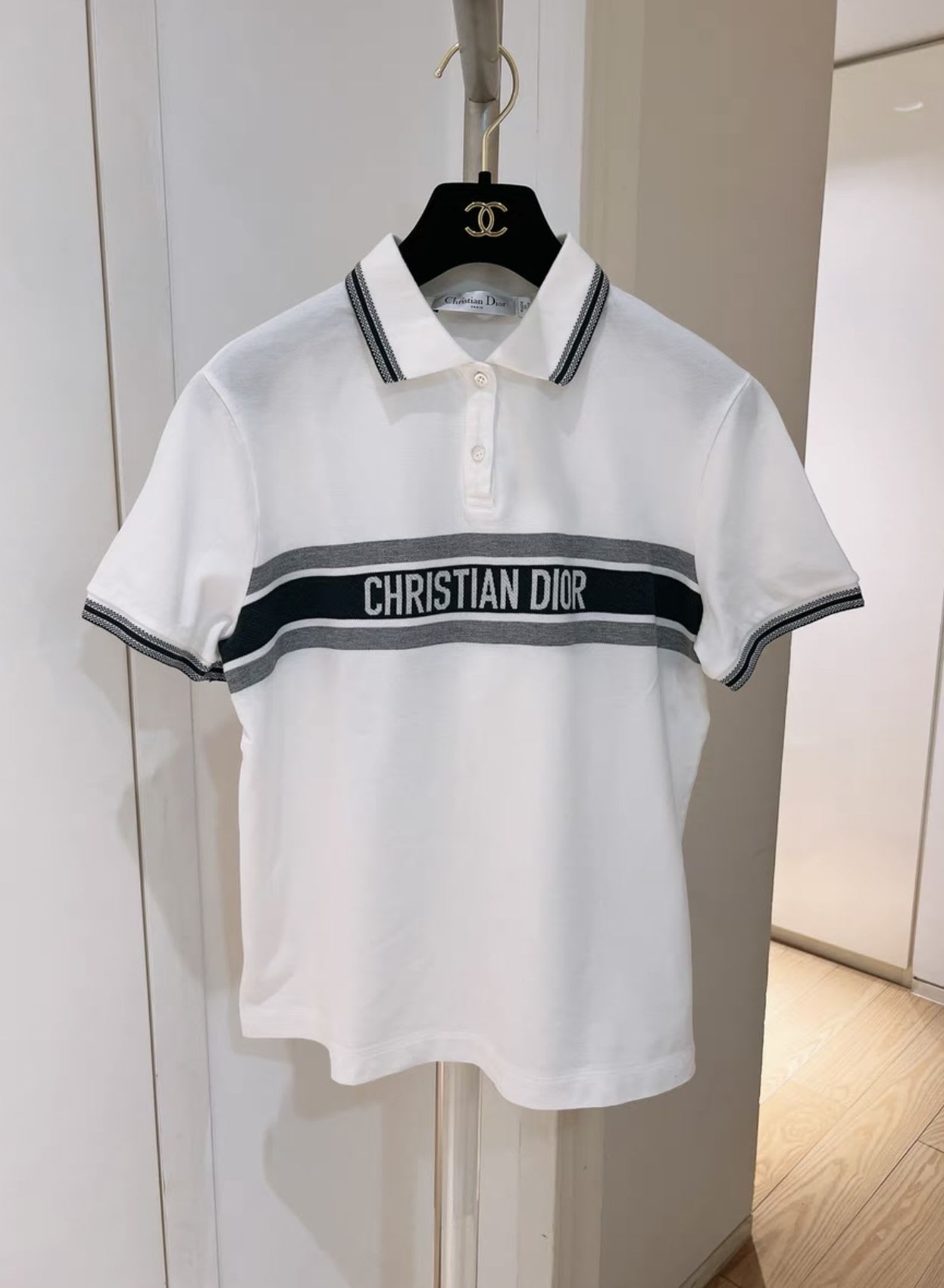 DIOR Polo shirt Dior 22 - Large Top - Vintage fashion from Wararni