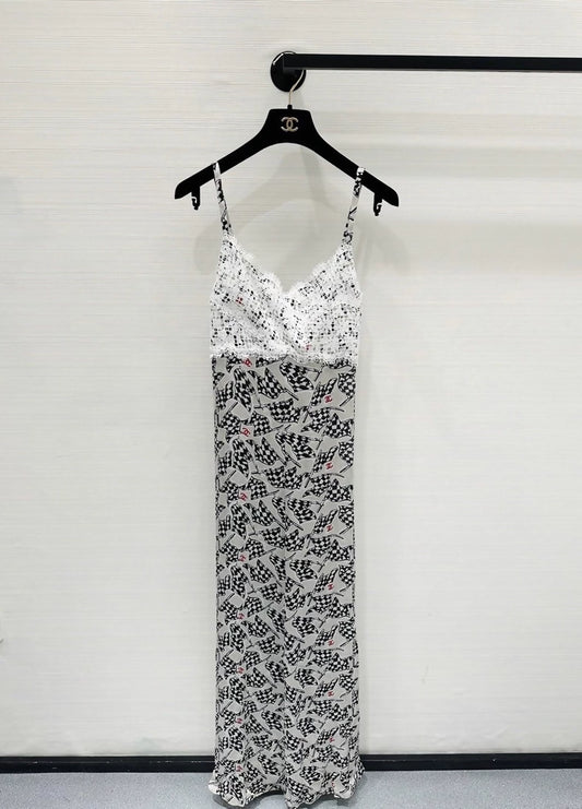 Chanel 23C F1 print dress