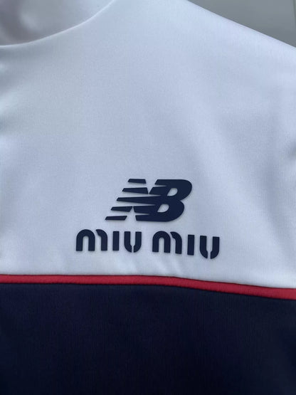 Miu Miu & New Balance cropped athletic top