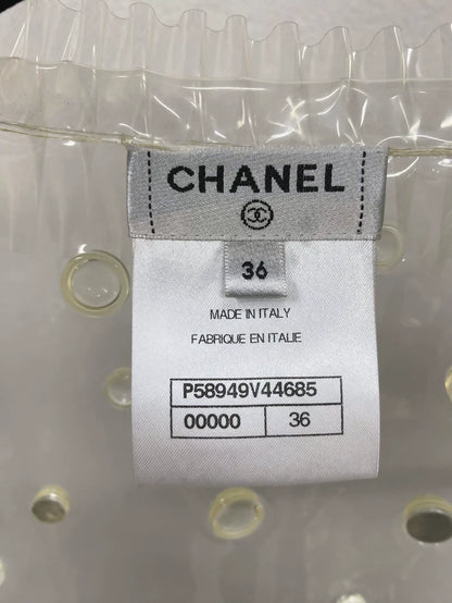 Chanel transparent raincoat