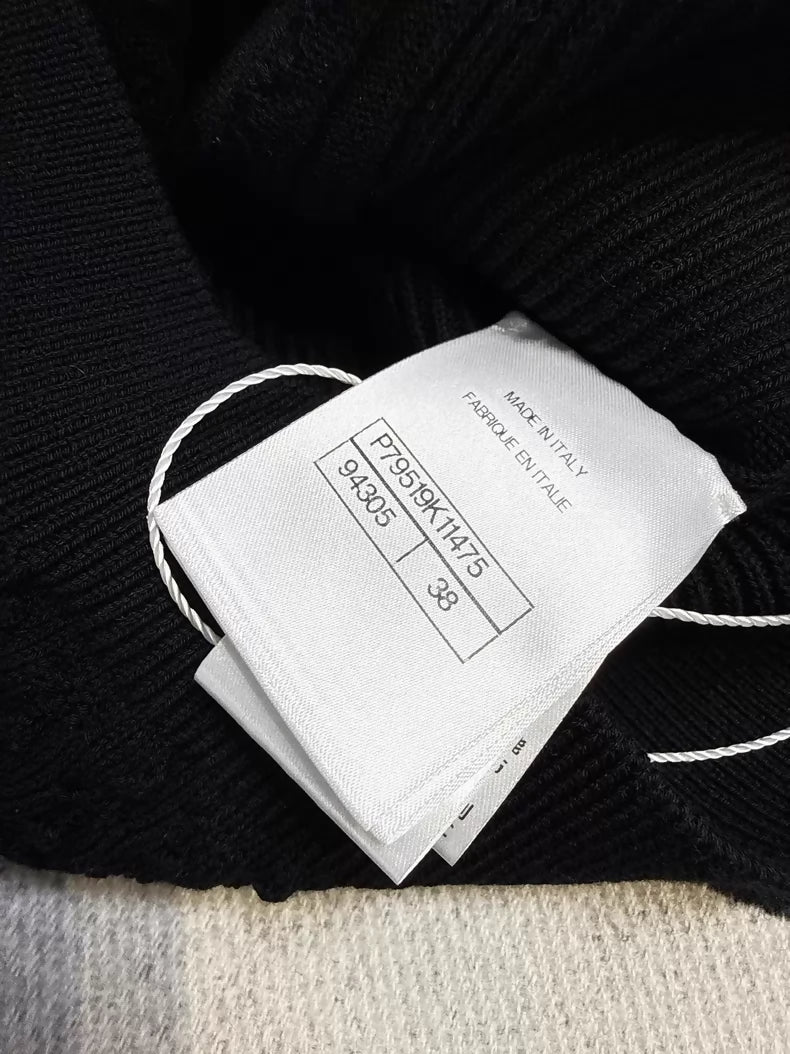 Chanel 25s black top