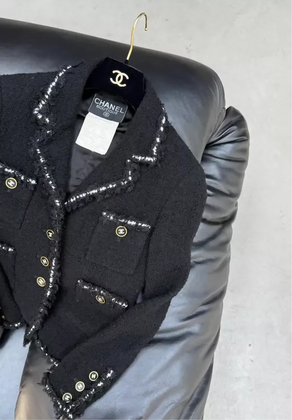 Chanel Vintage 1994 Black Vintage Museum Jacket – Wararni.com