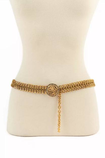 Chanel Vintage Gold Chain Belt with Strass Buckle