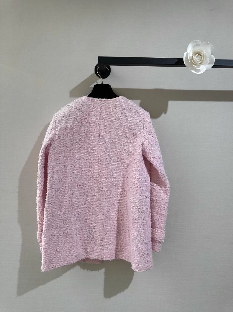 Chanel 22P Pink Tweed Jacket