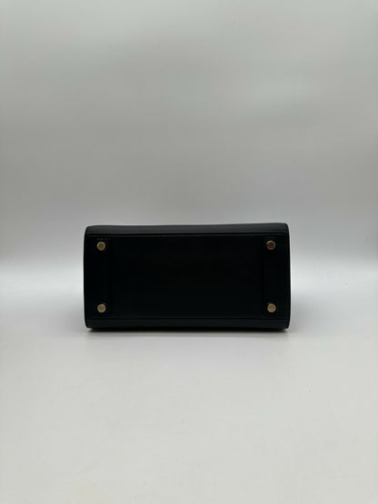 Hermès Birkin 25 Black Madame GHW Y 2020
