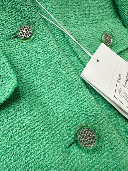 Chanel 20C multi-pocket green jacket